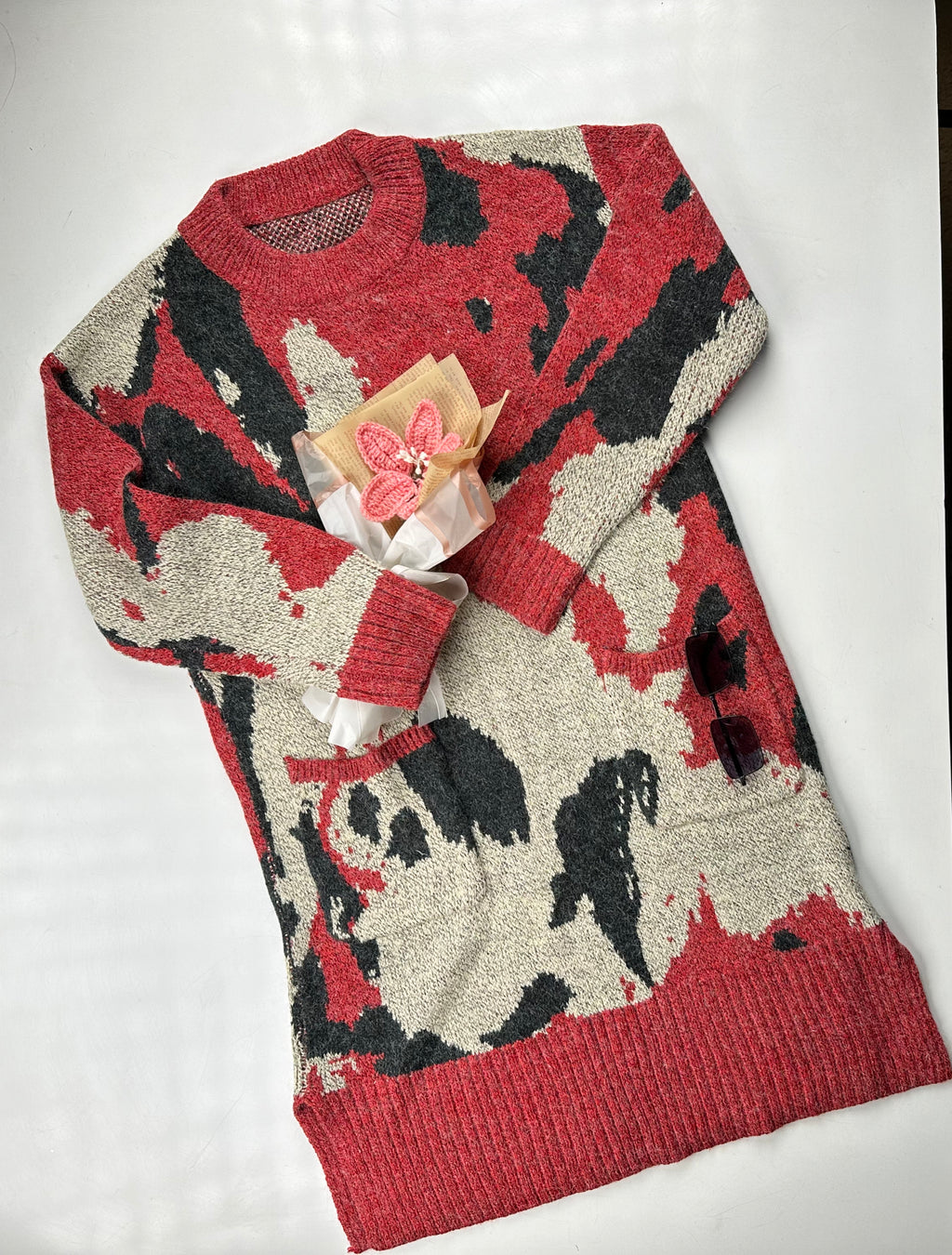 WinterBlend Patterned Dress